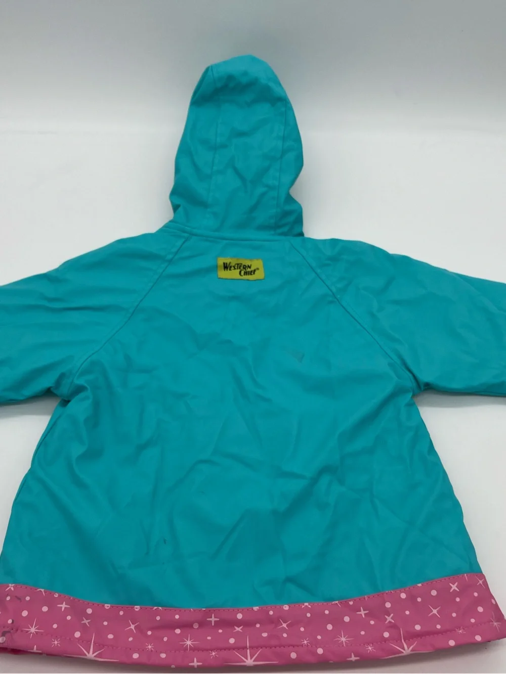 WESTERN CHIEF size 2T DISNEY PRINCESSES fleece Lined Jacket Raincoat Blue Pink